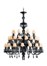 Belle De Nuit 40 Lights Chandelier, Absolute Black (US)